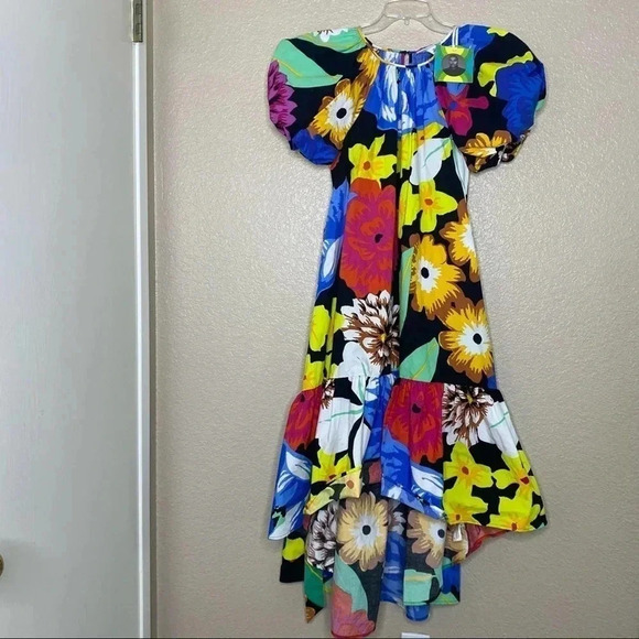 Christopher John Rogers Dresses & Skirts - *SALE* Floral Puff Sleeve Colorful Dress Christopher John Rogers x Target NEW XS